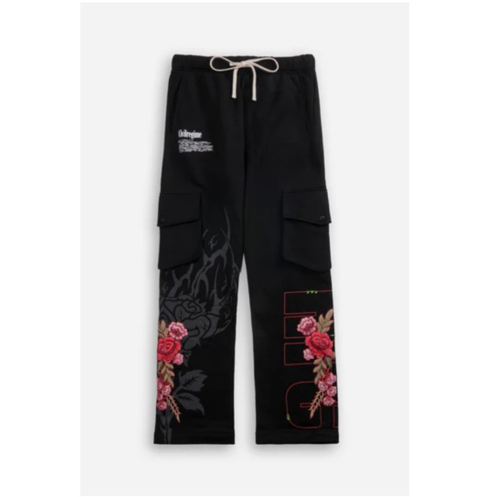 Civil Regime Wide Leg Cargo Sweats